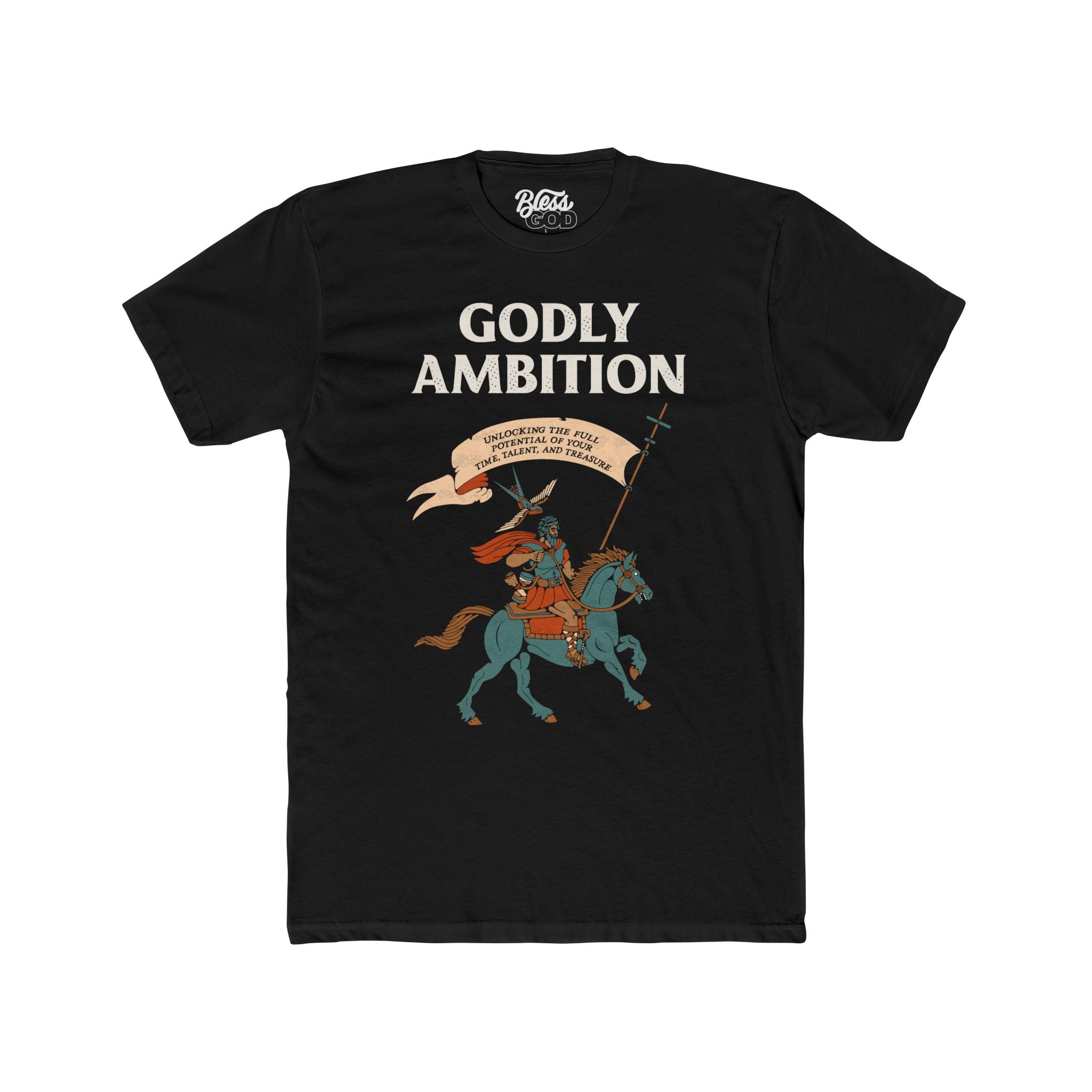 Godly Ambition Solid Black Tee