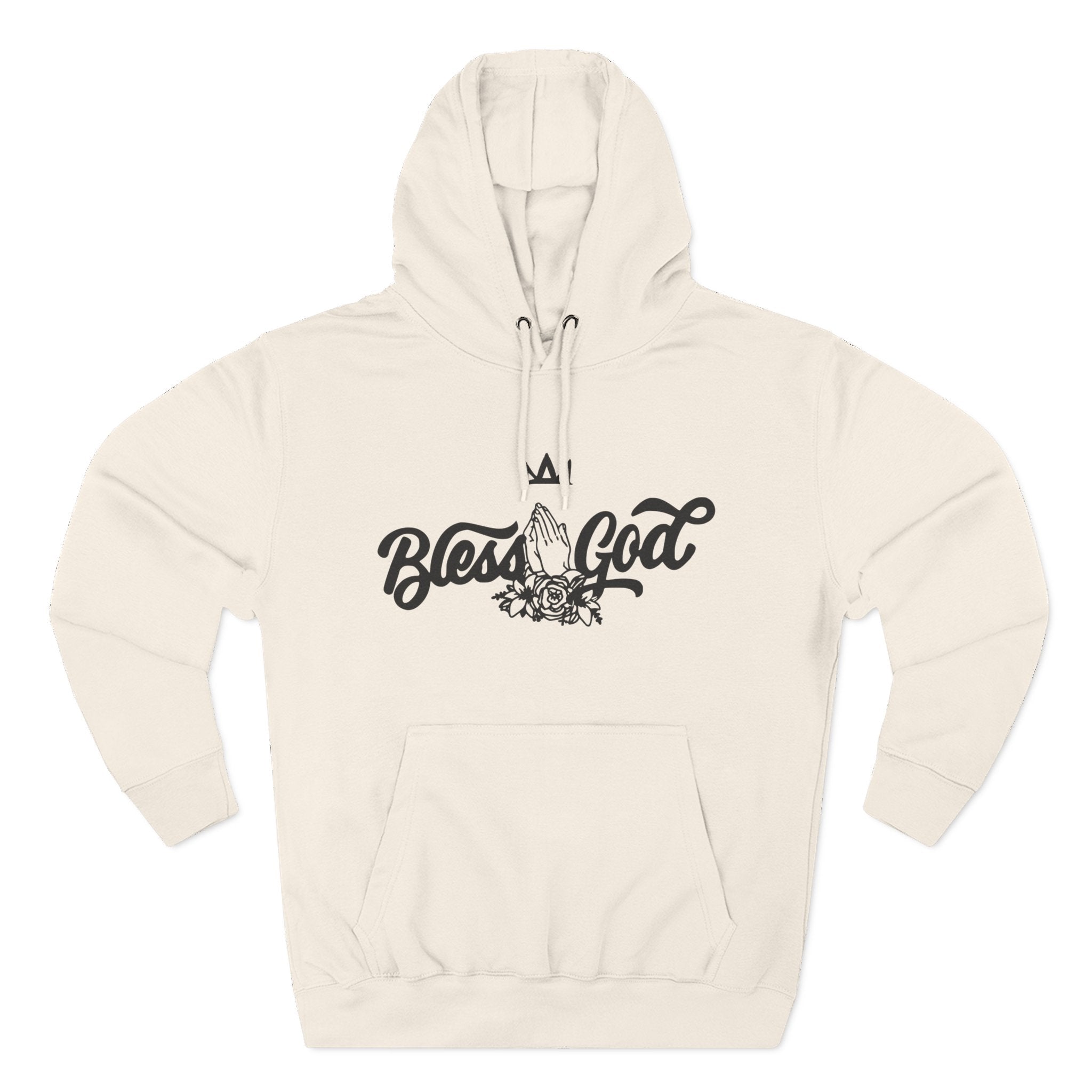 Bless God Prayer Hands Lane 7 Hoodie