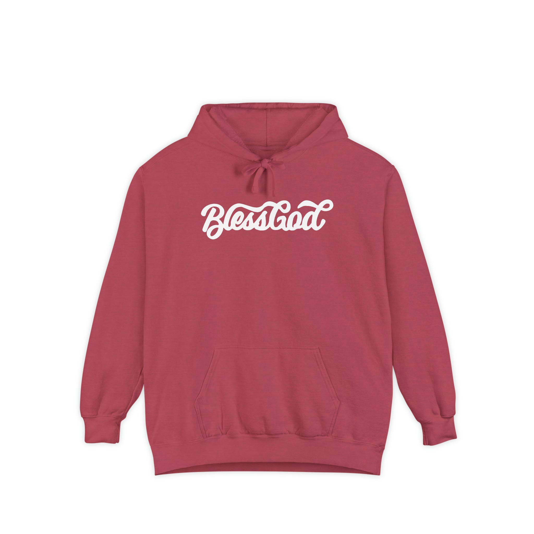 Vintage Bless God Faded Hoodie (Comfort Colors)