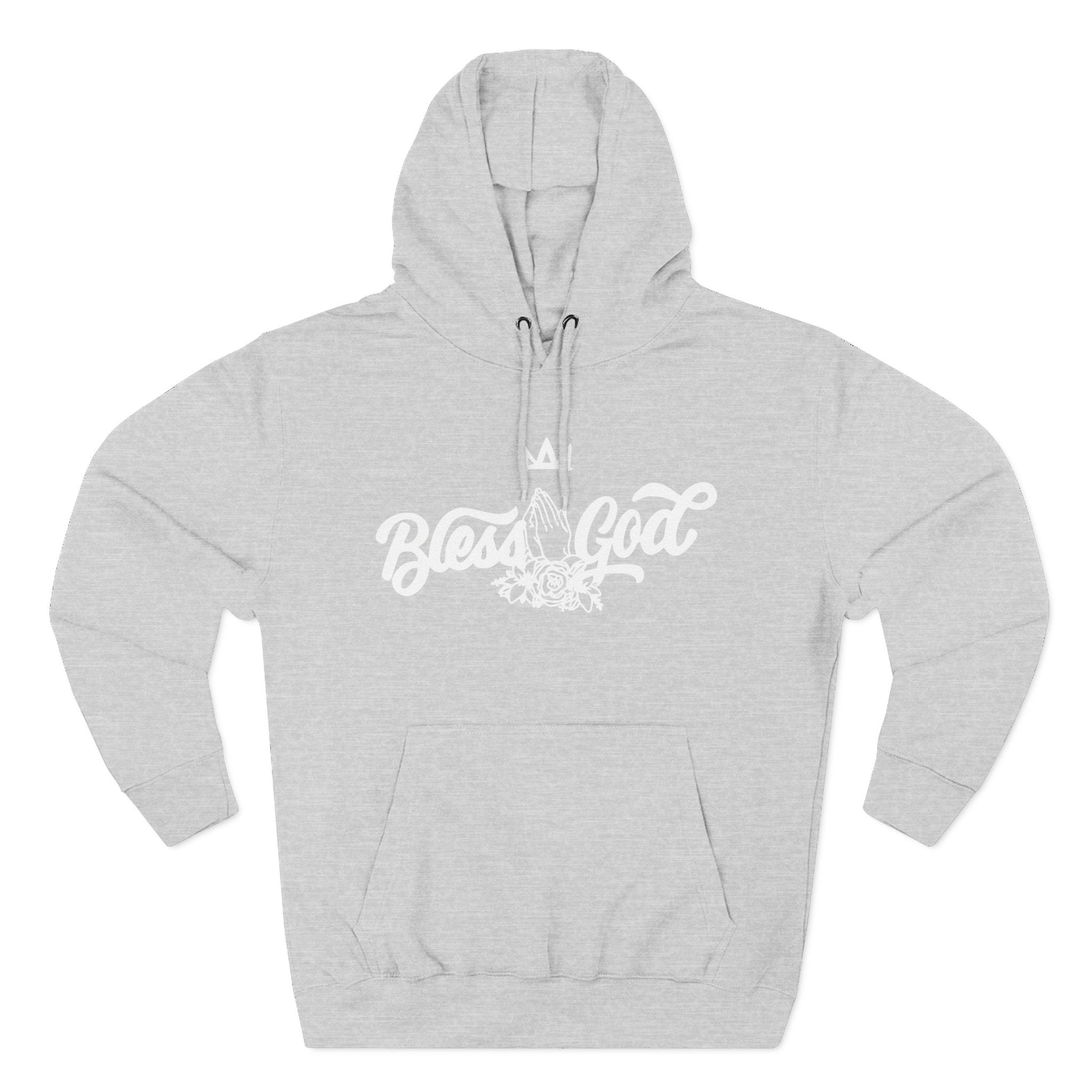 Bless God Prayer Hands Lane 7 Hoodie
