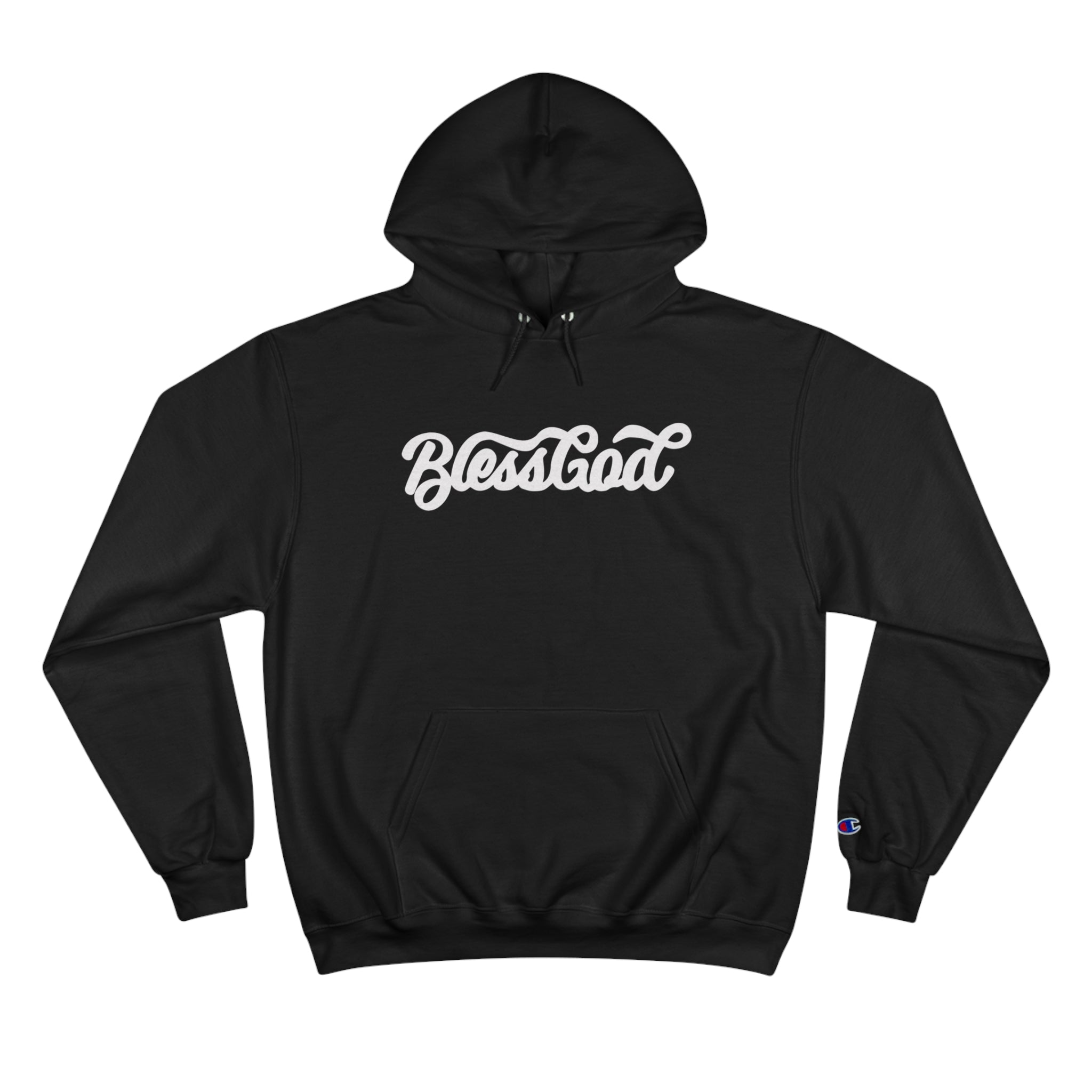 Vintage Bless God Champion Hoodie