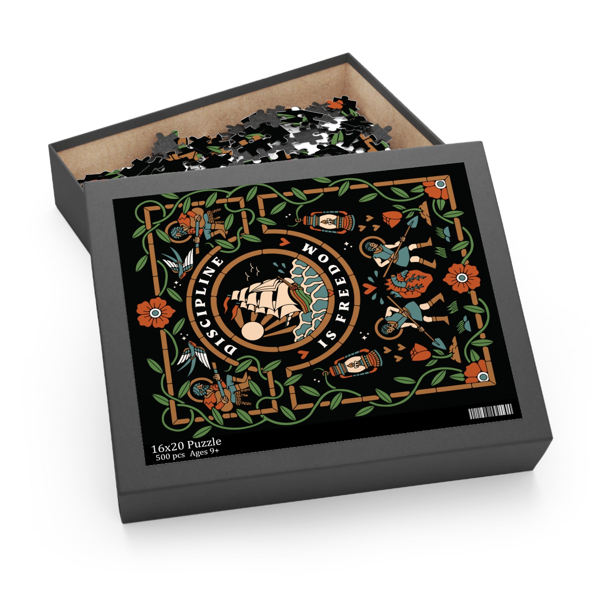 Discipline is Freedom Puzzle (500-Piece)