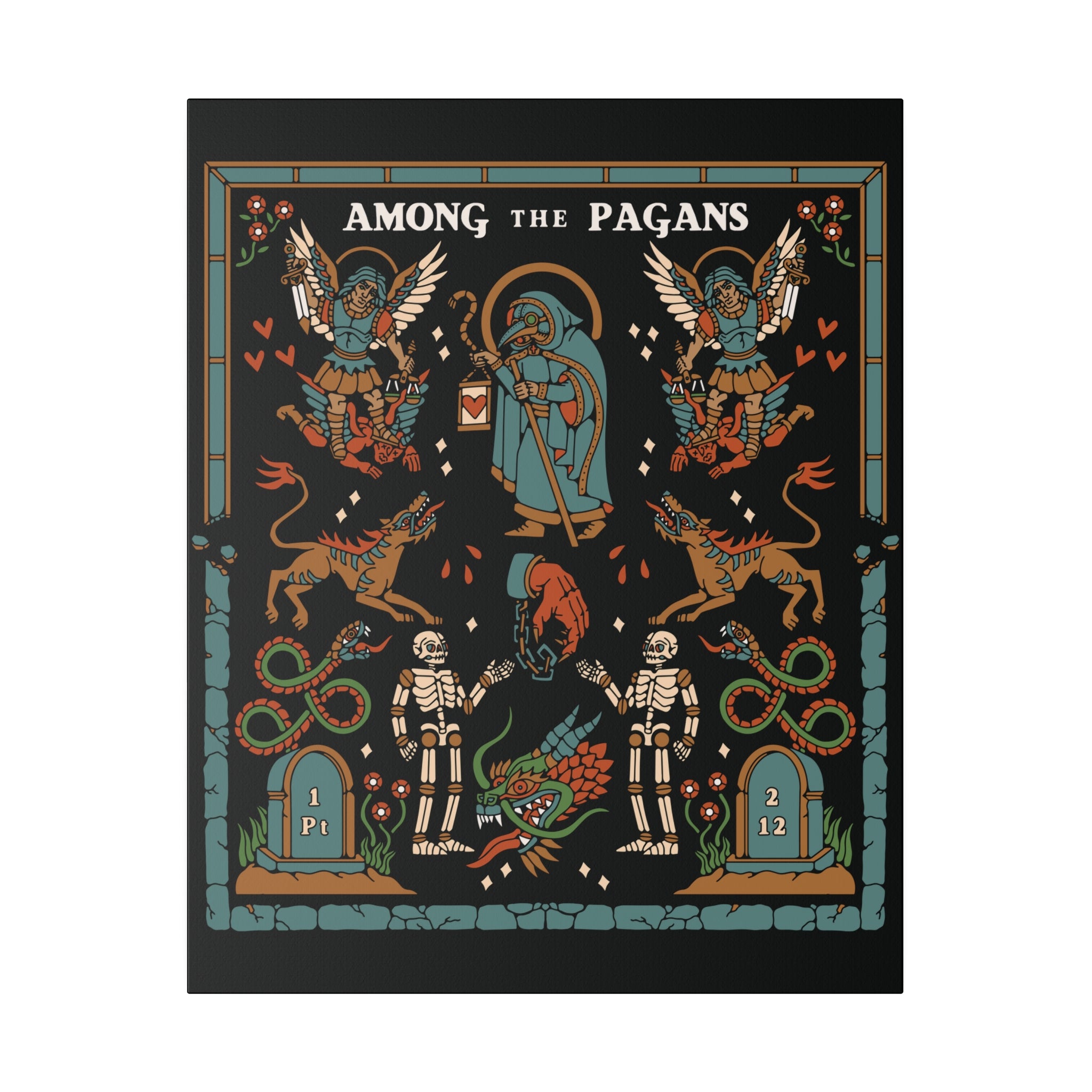 Among the Pagans Matte Canvas, 24
