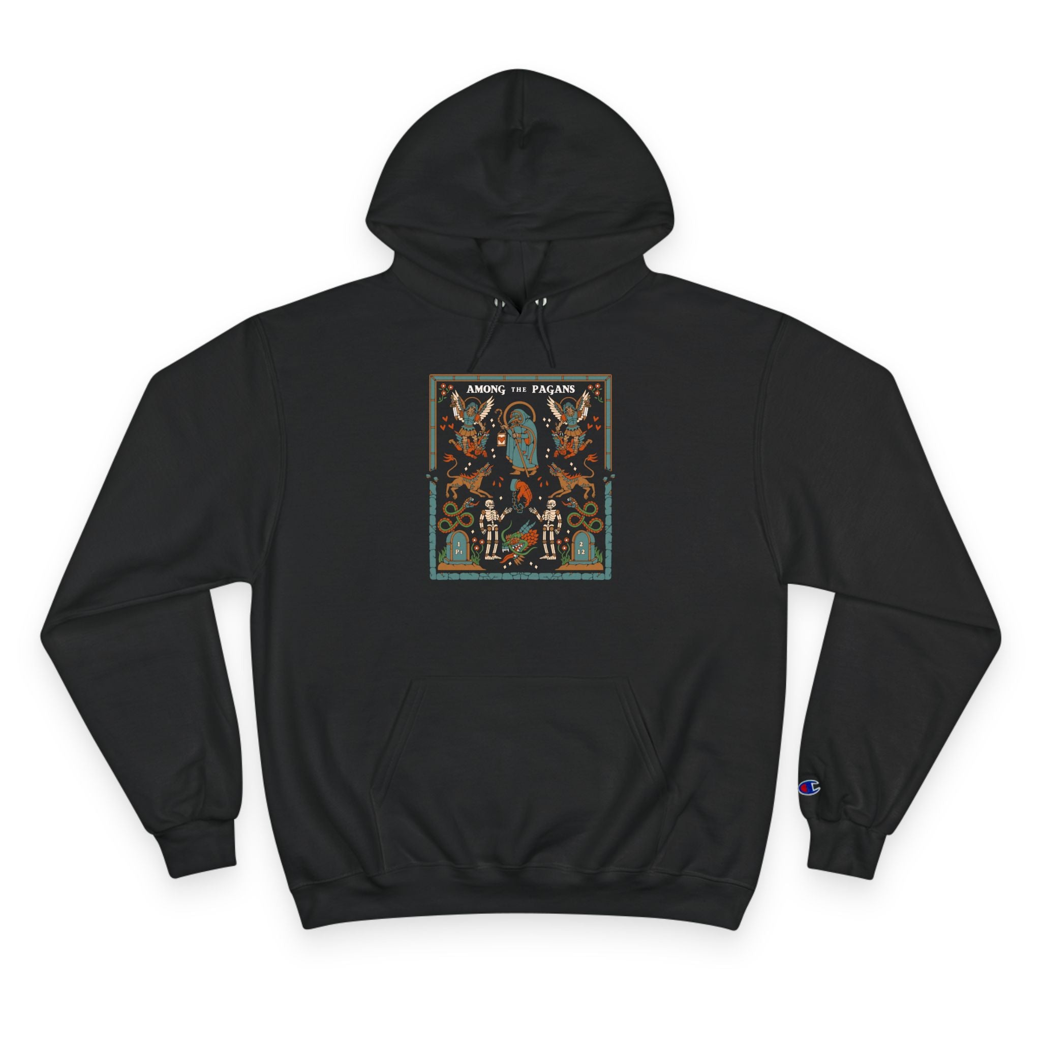 Among the Pagans Champion Hoodie