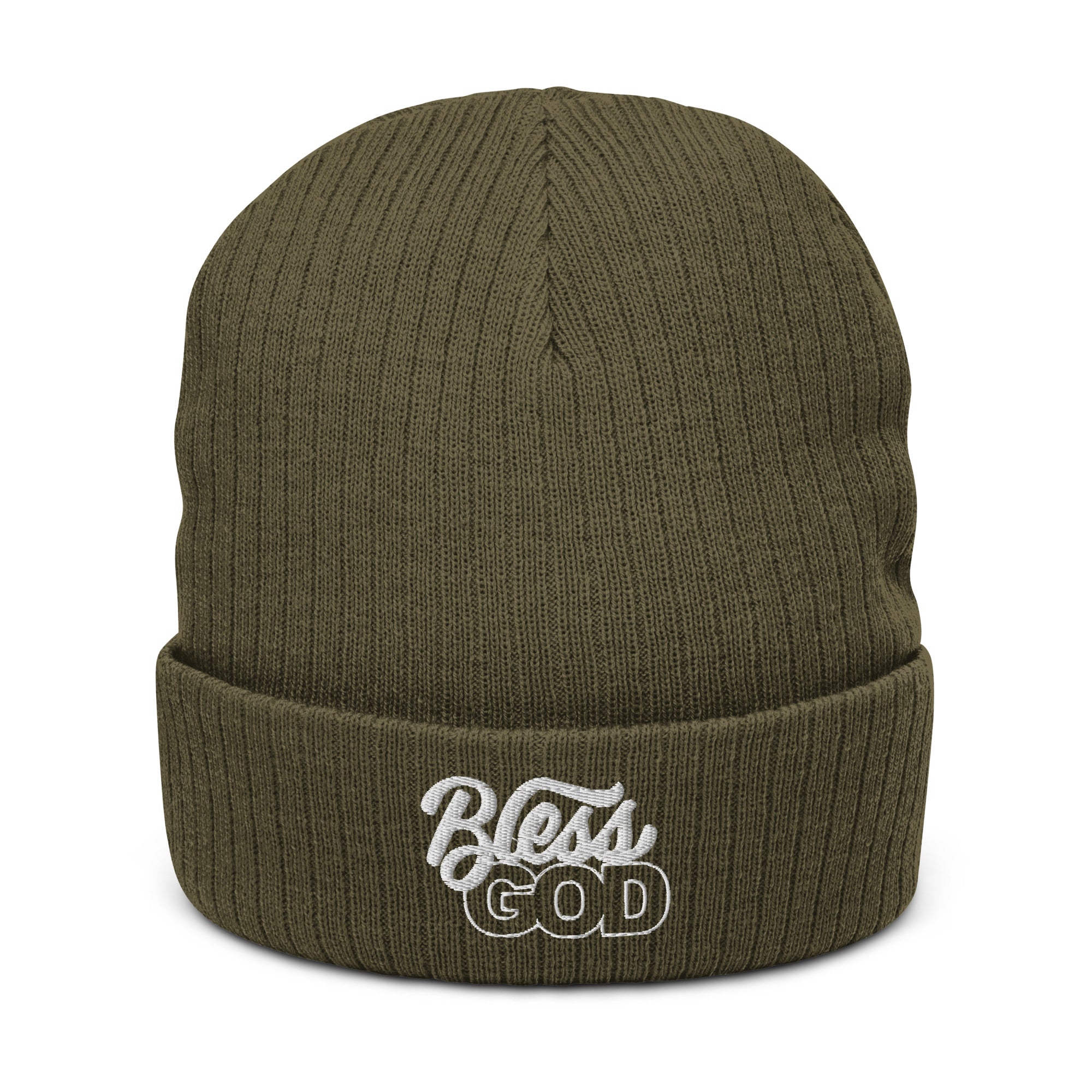 ribbed-knit-beanie-olive-front
